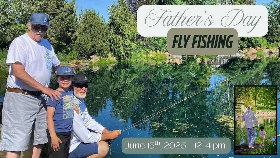 Father's Day Flyfishing Lessons at Faith Hope & Charity Vineyards