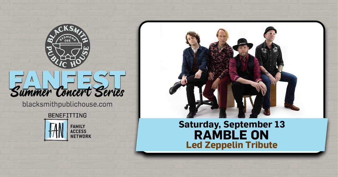 FANfest Concert Series at Blacksmith Public House - Ramble On September 13