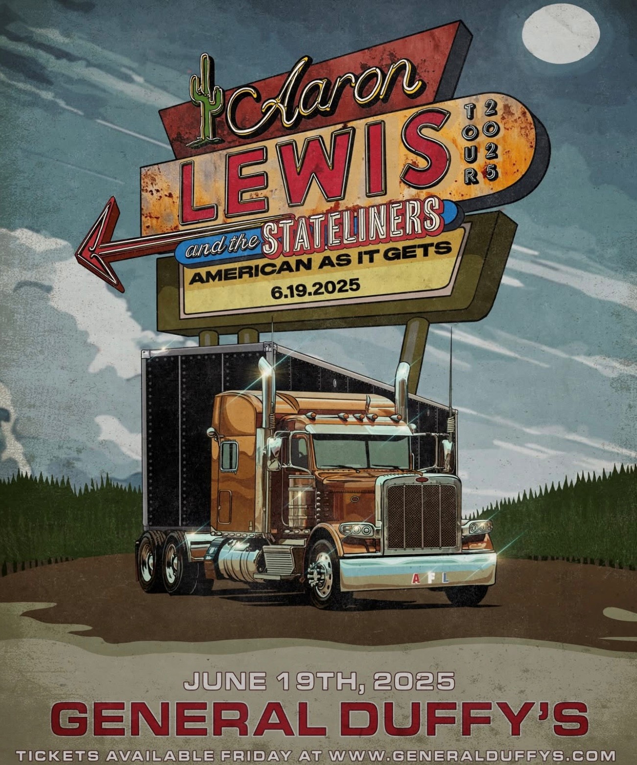 Arron Lewis and the Stateliners June 19 General Duffys