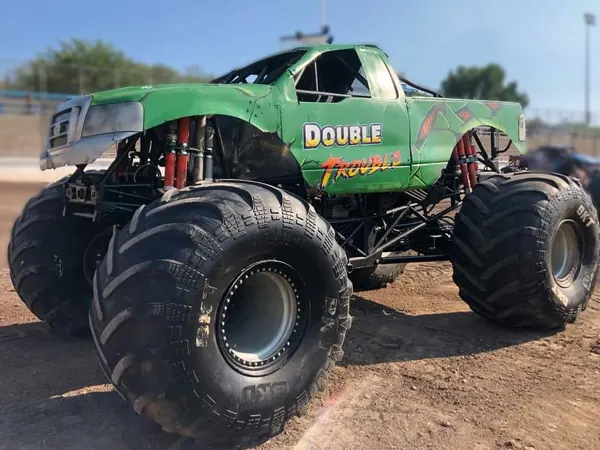 Image of green monster truck