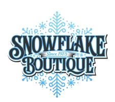 Event logo with snowflake behind text