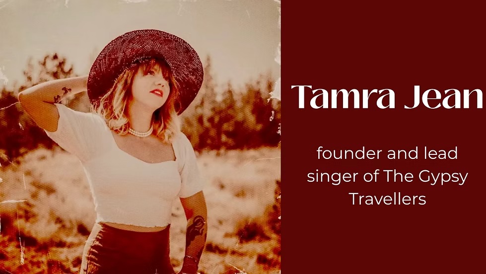 Tamra Jean wearing white shirt and hat.