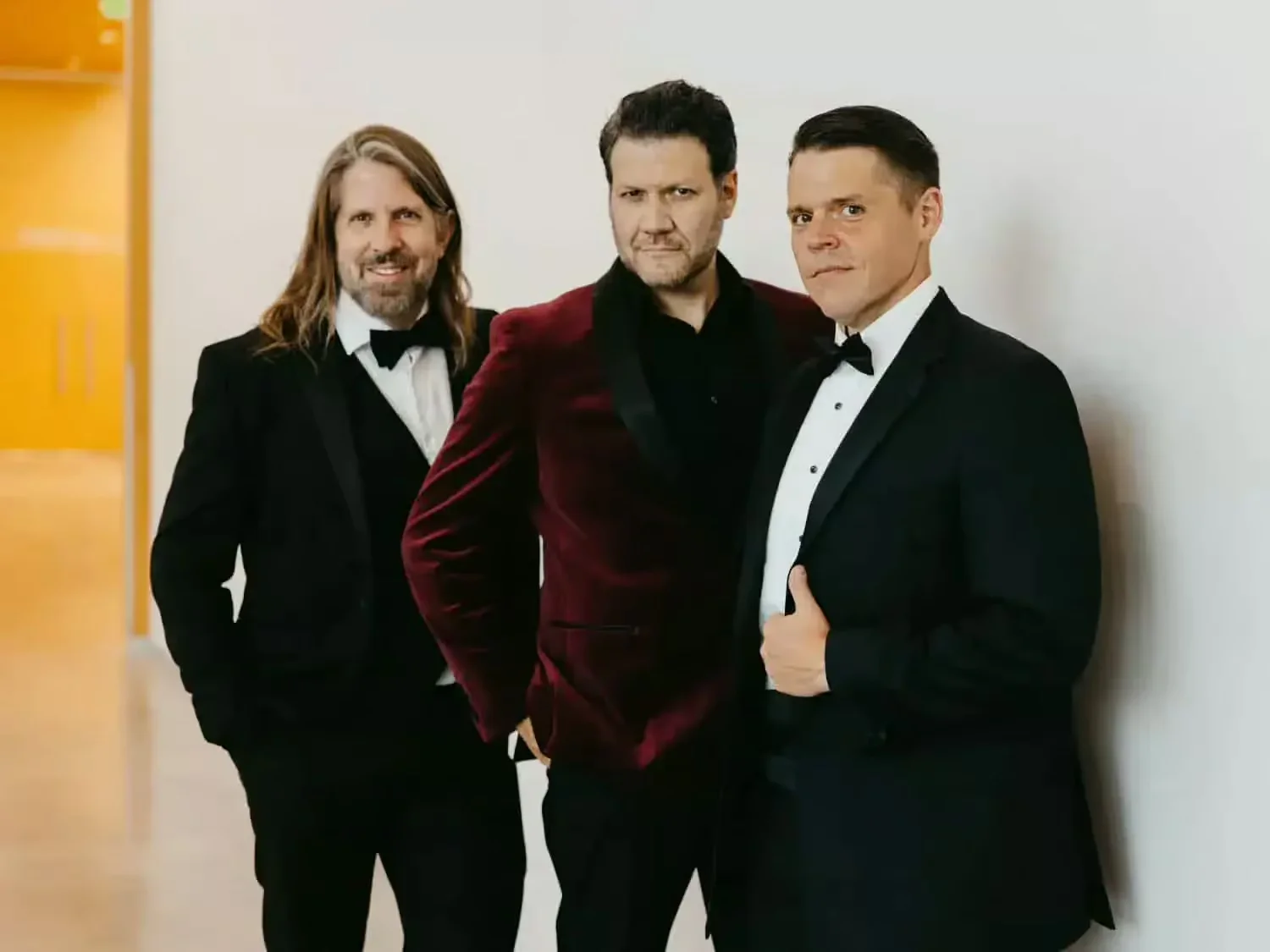Image shows band members
