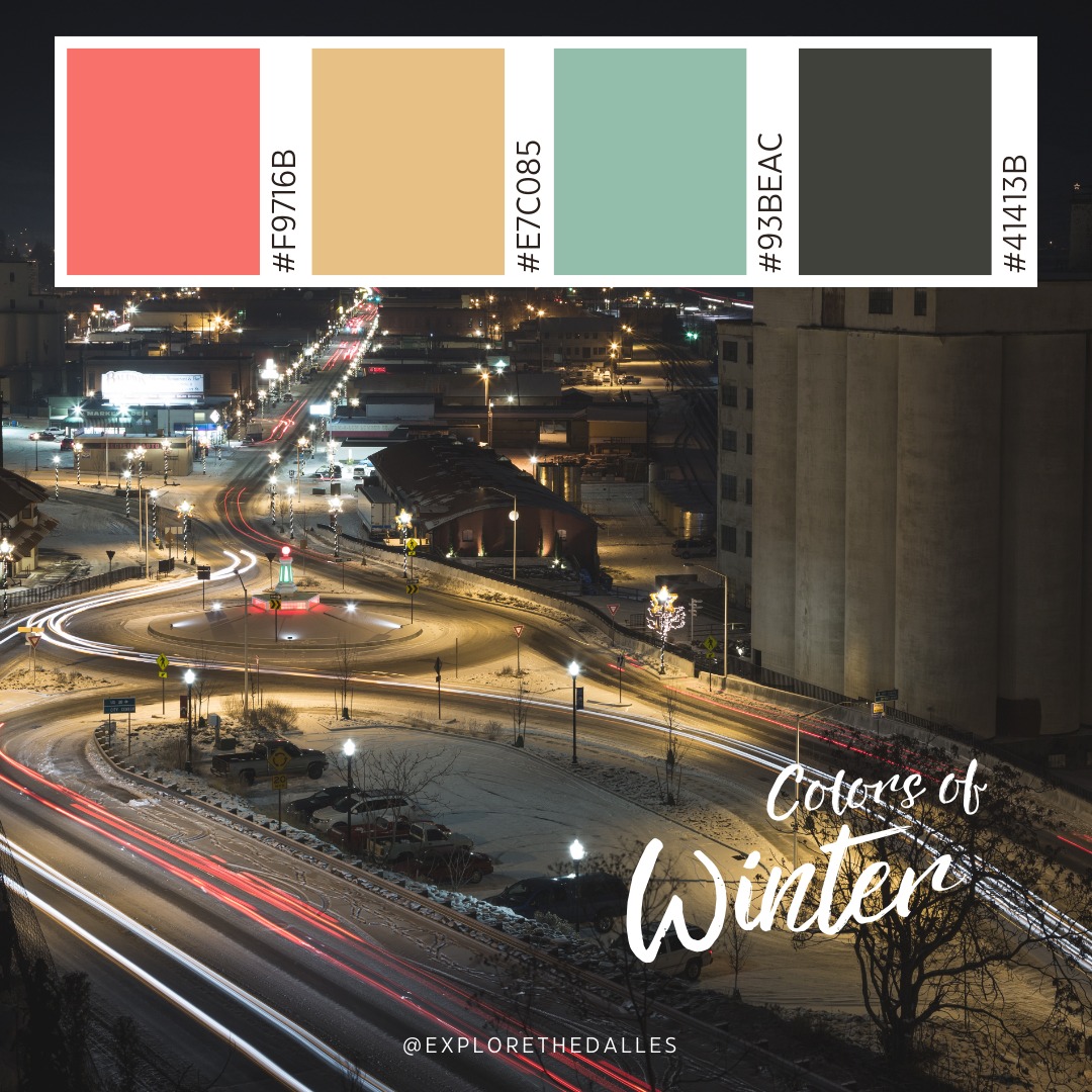 The Dalles Winter Color