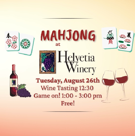 Mahjong & Wine Tasting at Helvetia Winery