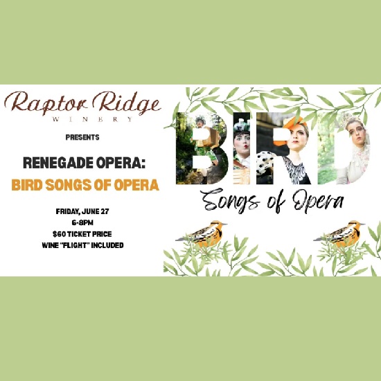 Summer Concert Series: Renegade Opera, Bird Songs of Opera