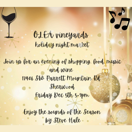 Olea Vineyards Holiday Night Market