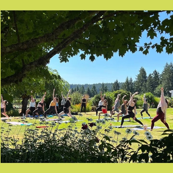 Class and a Glass Yoga at Benza Vineyards
