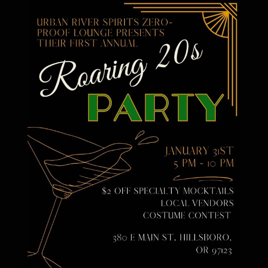 Roaring 20s Party at Urban River Spirits