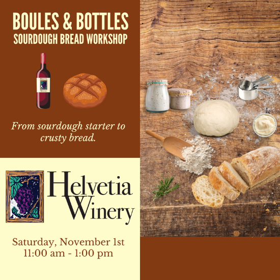 Boules + Bottles: Sourdough Bread Workshop