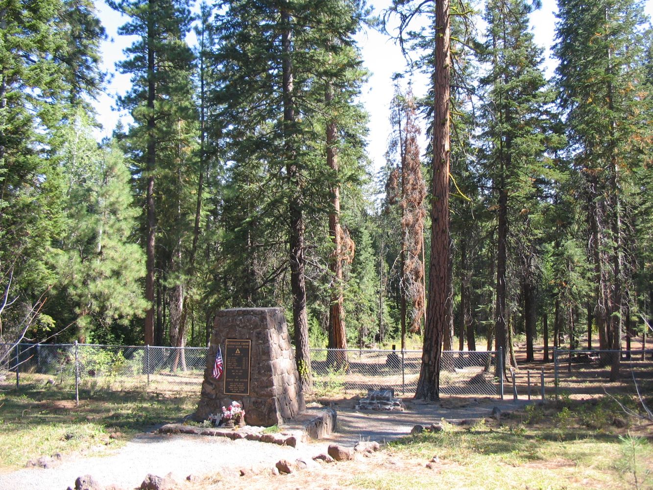 Mitchell Monument Shrapnel Tree