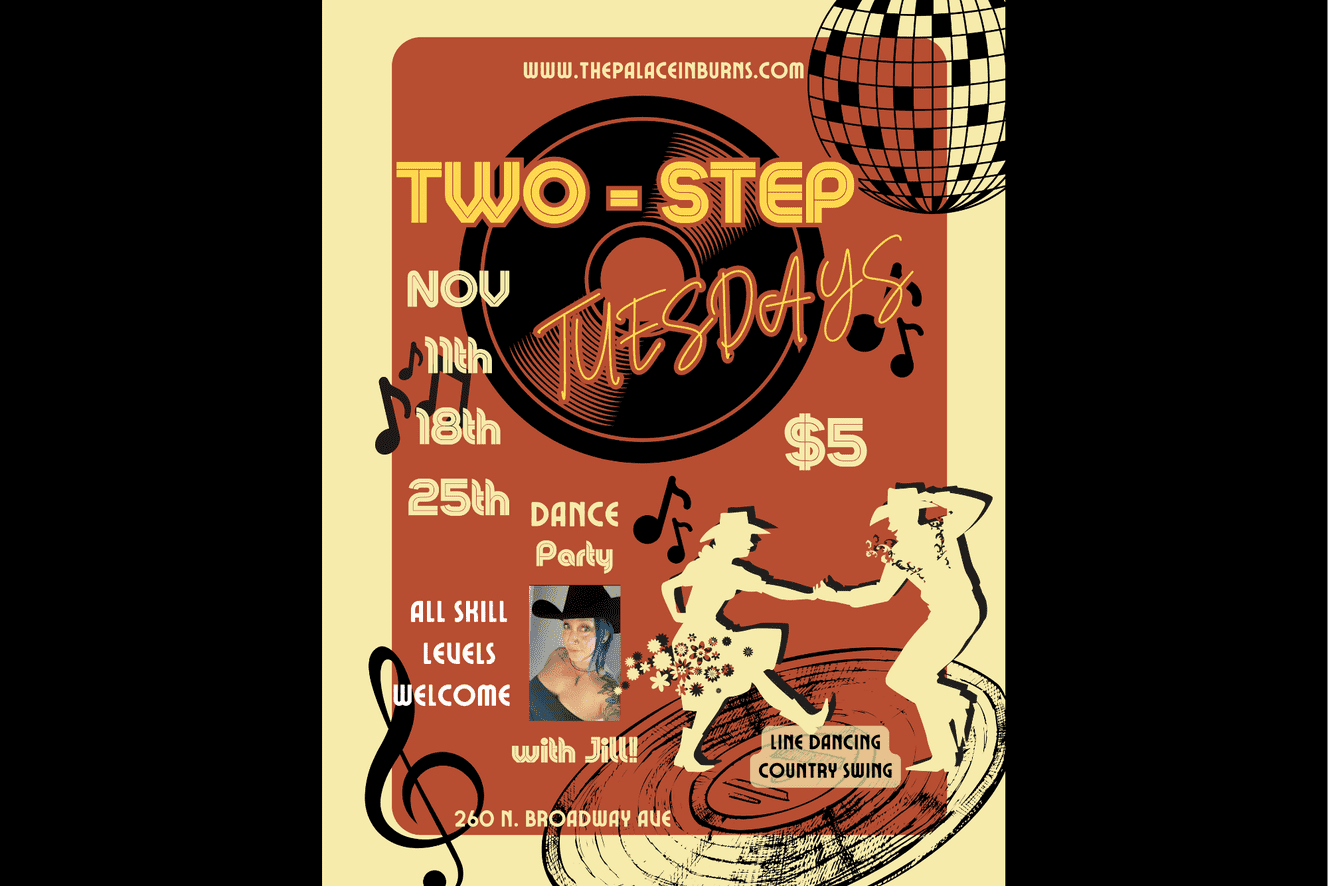 Two Step Tuesdays with Jill at the Palace!