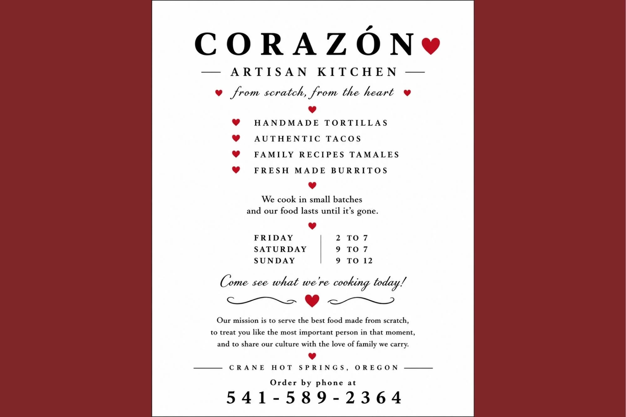 Corazon Artisan Kitchen