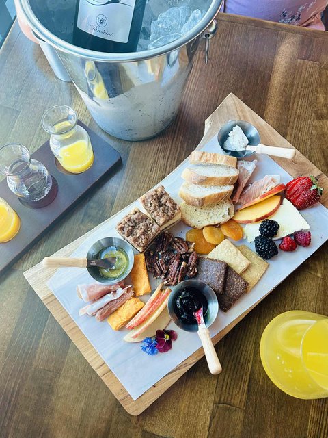 A capturing display of the treats offered