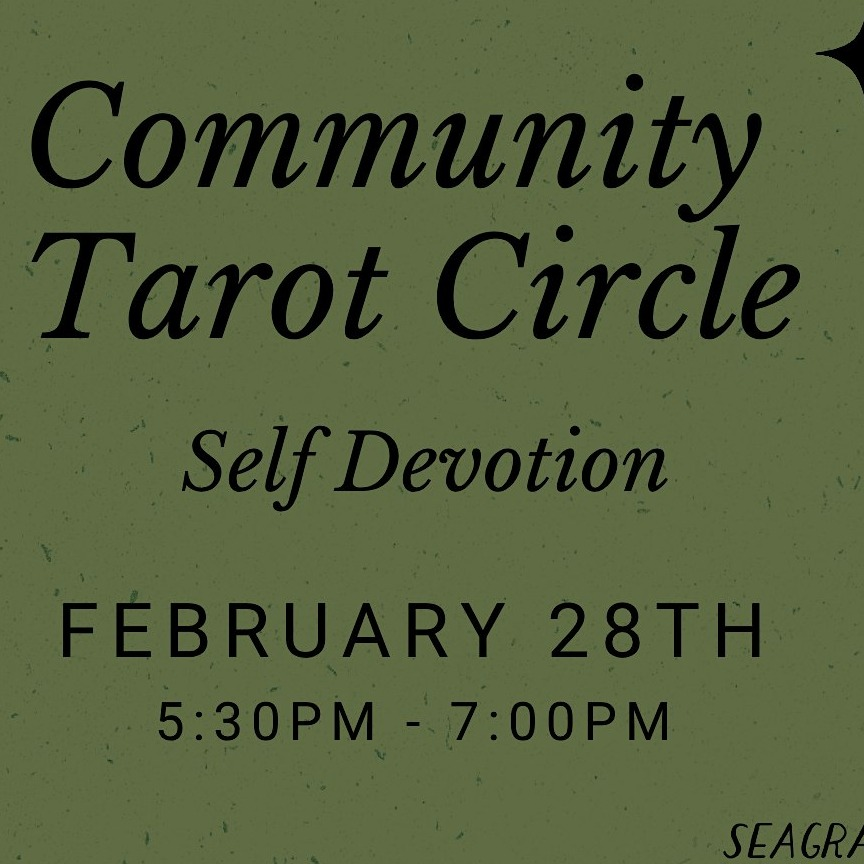 Image for Community Tarot Circle: Self-Devotion