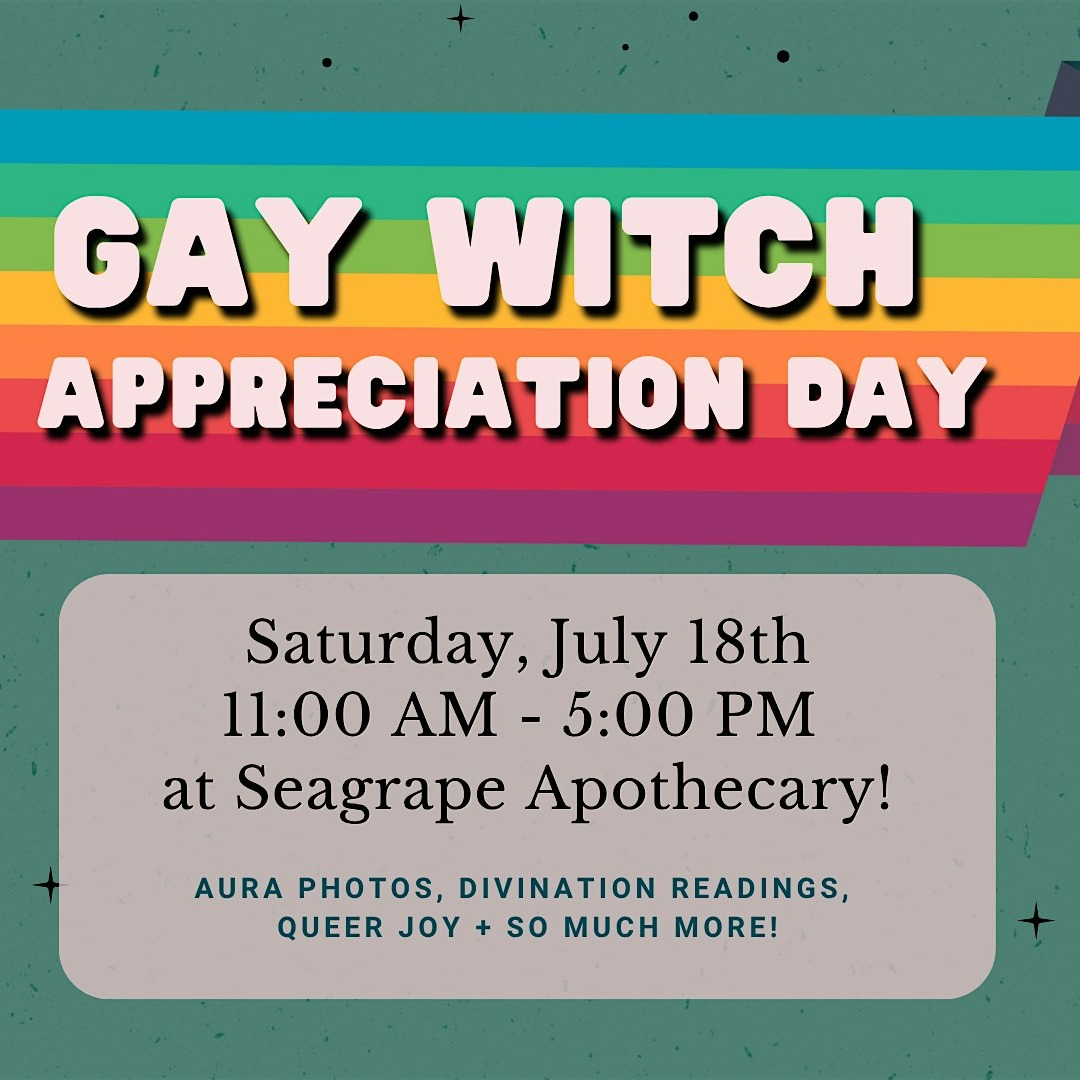 Image for Gay Witch Appreciation Day and Pride 