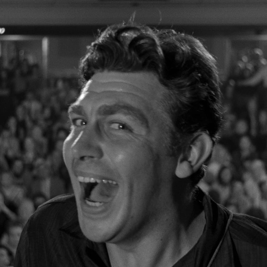 still from A Face in the Crowd film of Andy Griffith