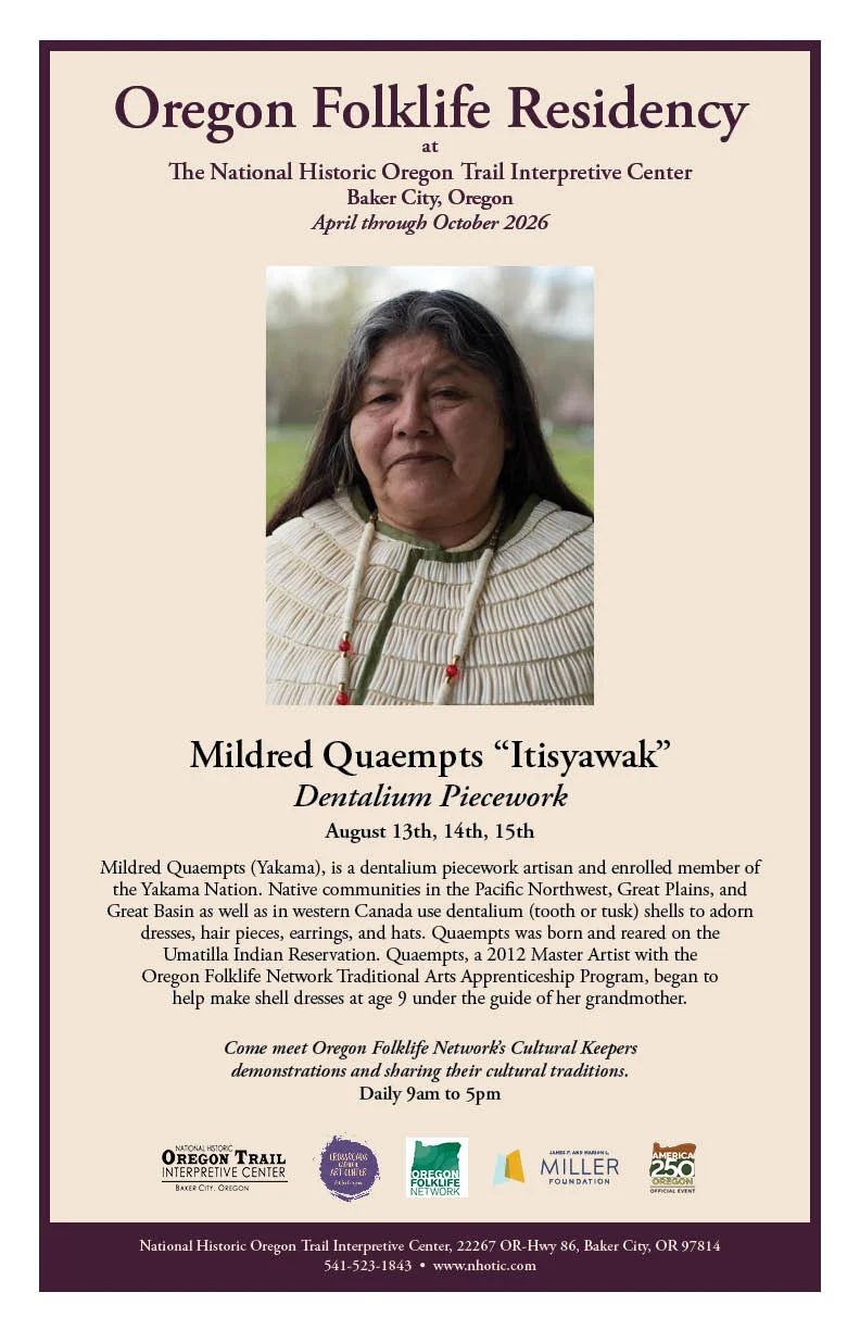 Oregon Folklife Residency – Mildred Quaempts “Itisyawak”