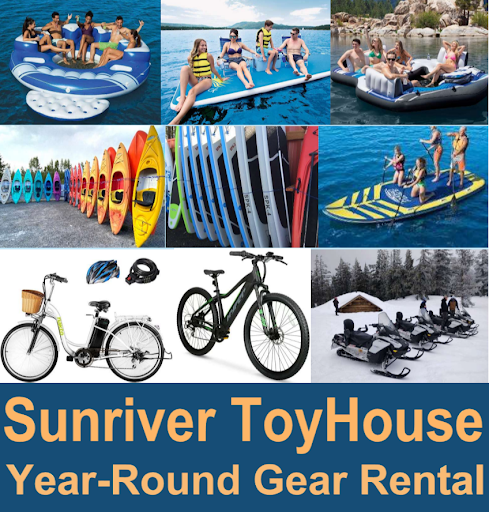 kayaks, bikes, paddle boards and more rental options from Sunriver ToyHouse Rental