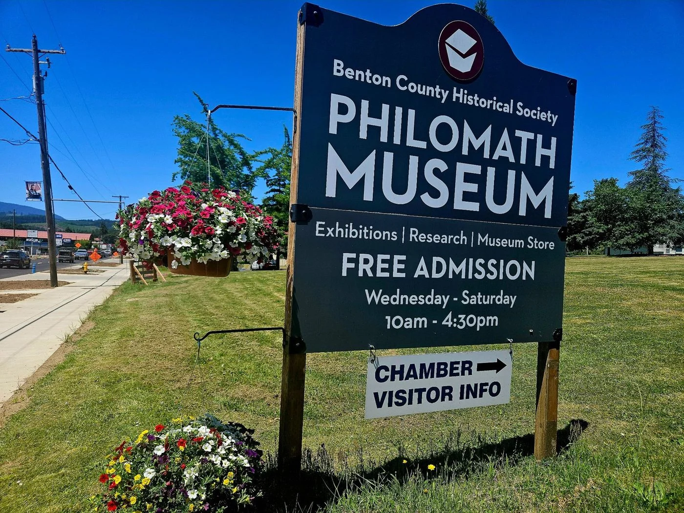 Philomath Museum Sign Photo